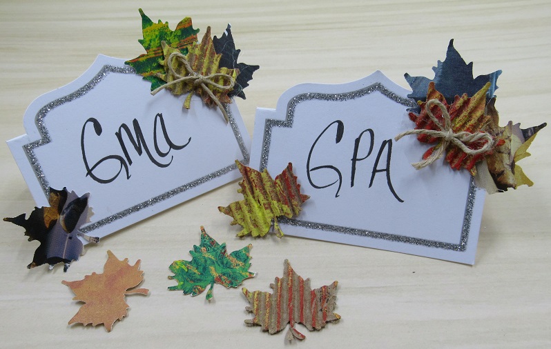 place tags, celebrations, handmade, Thanksgiving