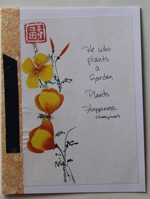 Artblog, Artprojects, Blogger, Handmade, handmade cards,craftsprojects,relax, Nature, Garden, Plants, Yardwork, Mindfulness, Sumie, Yasutomo,