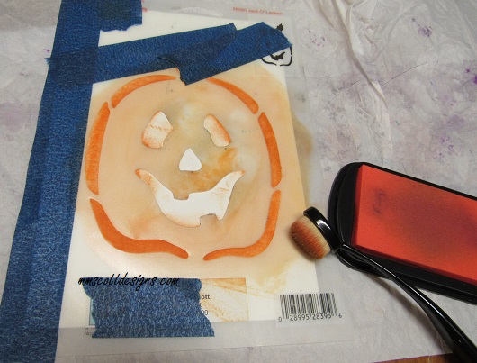 Halloween cards, Halloween décor, Stenciling, handpainted, pumpkins, jack-o-lanern, handmade cards, celebrations, crafts projects,rubberstamping, 