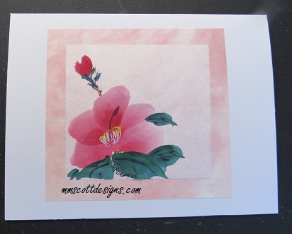 Sumi-e brush painting