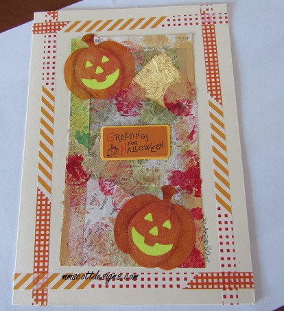 Halloween card ideas, Halloween card, Halloween décor, vintage Halloween, Handmade, collage,handmade cards, craft projects, easy craft projects,Recycle, upcycle,Washi tape, Creative lifestyle,vintage
