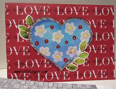 handpainted valentine