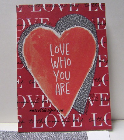 Love who you are valentine