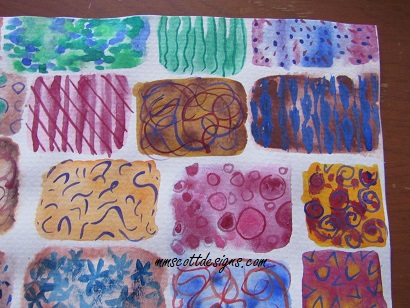 Watercolor sampler, easy water color techniques, Art blog, Art projects,Blogger, craft projects, easy craft projects, Creative lifestyle,easy watercolor projects,