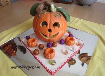 Pumpkin centerpiece